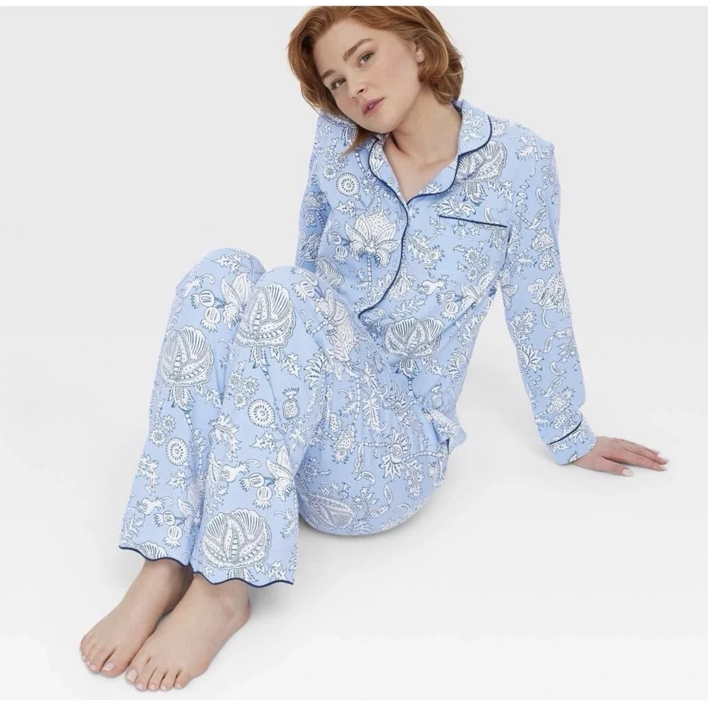 Roller Rabbit x Target Women's Vines‎ Long Sleeves and Pants Pajama Set XXS